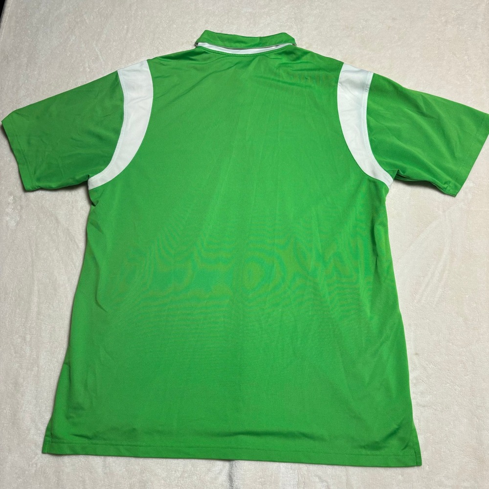 Masters Tech Mens Polo Shirt Size XXL Green Golf Short Sleeve Performance - Picture 5 of 10